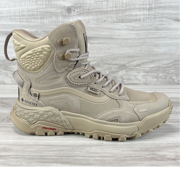 Vans MTE Crestline Gore-Tex Shoes Hiking Boots Khaki Brown Tactical Mens Size 7
